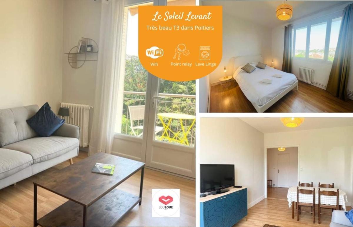 Le Soleil Levant - Beau T3 Moderne Et Lumineux Poitiers Esterno foto